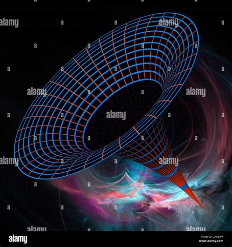 Black Hole Conceptual Illustration Of A Black Hole With Its Event