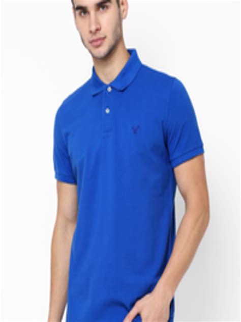 Buy American Eagle Outfitters Men Blue Slim Fit Solid Casual Shirt