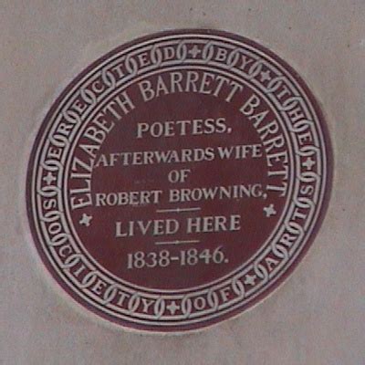 Elizabeth Barrett Browning stone inscription : London Remembers, Aiming ...