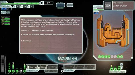 Let S Play Ftl Faster Than Light Run Part Zoltan Cruiser