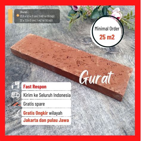 Jual Bata Tempel Expose Ekspos Texture Natural Gurat Kasar Asli Rustik