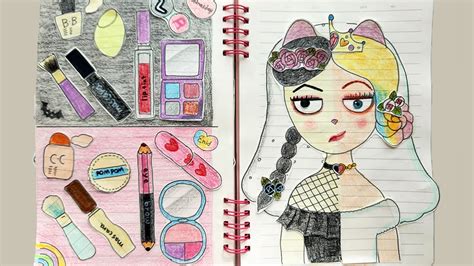 Paperdiy Bridal Make Up Wednesday And Enid Paper Cosmetics Creahabit