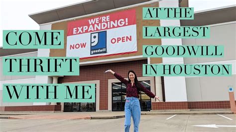 Come Thrift With Me At The Largest Goodwill In Houston YouTube