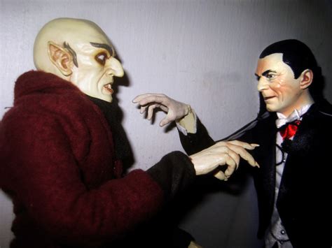 Count Dracula Vs Count Orlok Nosferatu Hypnotism Duel 4758 A