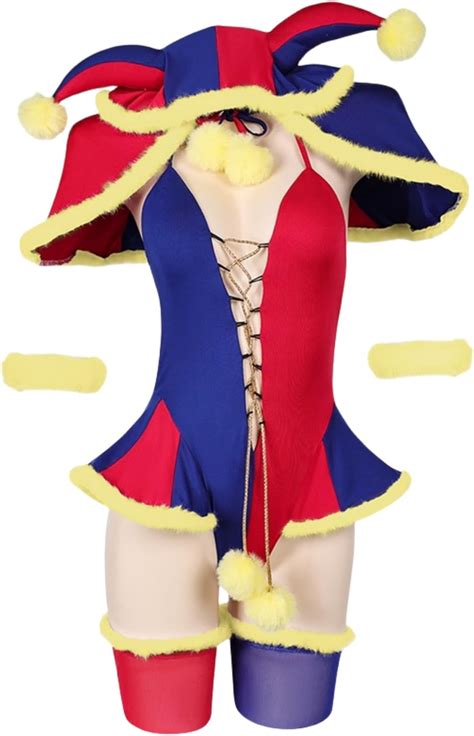 Amazon Wgghoq Digital Circus Cosplay Costume For Women Sexy