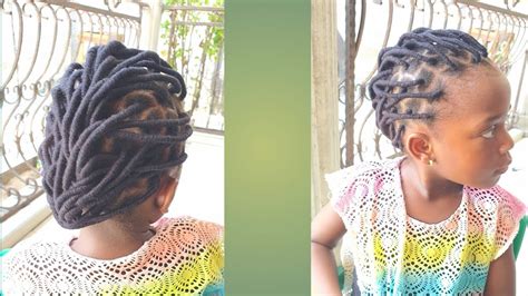 How To Yarn Hairstyle African Threading Hairstyle Using A Wool Yarn