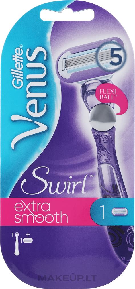 Gillette Venus Swirl FlexiBall 5 ašmenų skustuvas Makeup lt