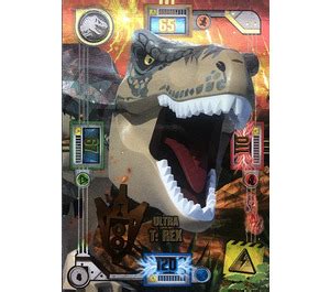 LEGO Jurassic World Trading Card Game Polish Series 1 4 Ultra T