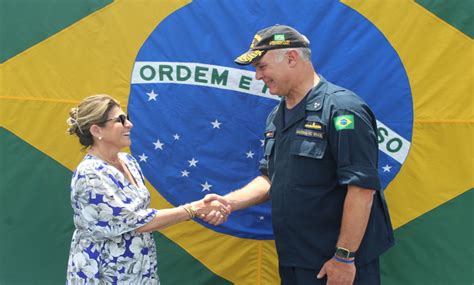 Comando do 9º Distrito Naval recebe visita da Presidente do Tribunal de