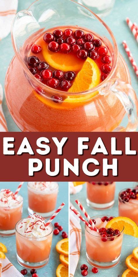 This Is The Best Thanksgiving Punch Recipe Lots Of Fall Flavors All