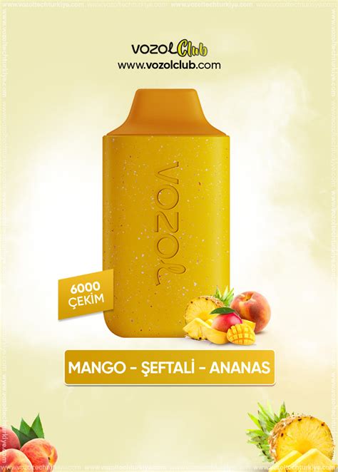 Vozol Mango Peach Pineapple Vozol Sipari I Verin