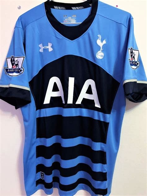 Tottenham Hotspur Away Football Shirt 2015 2016 Sponsored By Aia