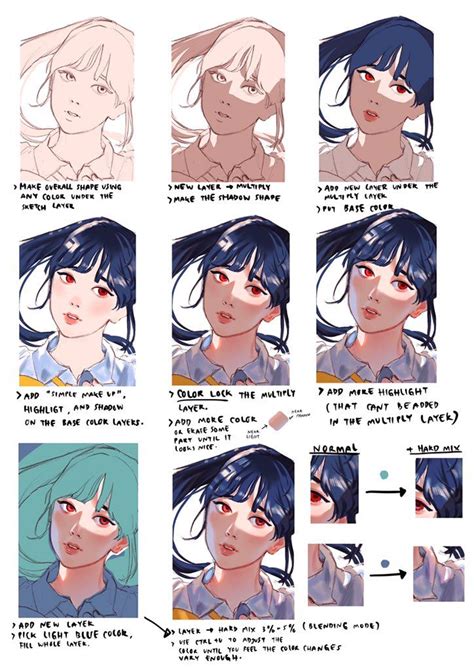 Pin by gabriel gray on Anime art tutorial | Digital painting tutorials ...