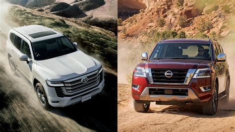 Toyota Land Cruiser Vs Nissan Patrol Comparison DubiCars