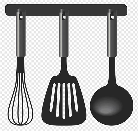 Kitchen Utensil Tool Kitchen Kitchen Frying Pan Wooden Spoon Png