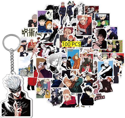 Buy Kilmila Jujutsu Anime Kaisen Stickers 100Pcs With Handsome Gojo