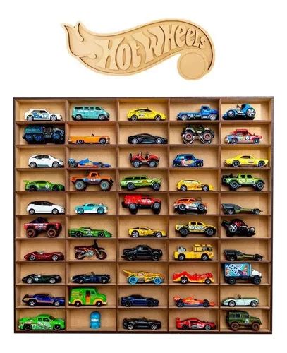 Repisa Exhibidor Coleccionador Para Hot Wheels Pzs Meses Sin Inter S