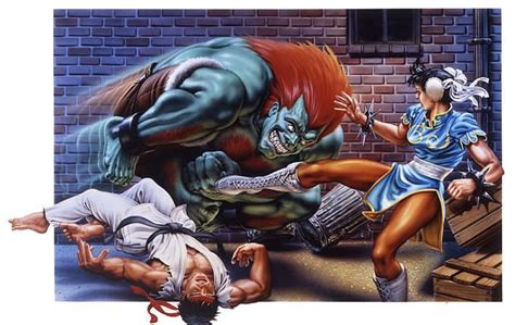 Street Fighter 2 and Streets of Rage 2 Cover Artist and Painter Mike ...