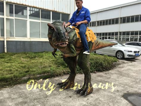 T Rex Dinosaur Rider Costume On Stilts Only Dinosaurs