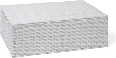 Woodluv Seagrass Under Bed Handwoven Storage Box Chest Basket Extra