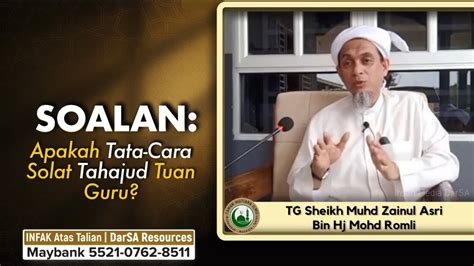 Tuan Guru Sheikh Muhd Zainul Asri YouTube