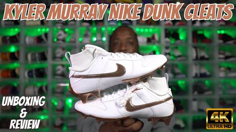 KYLER MURRAY DUNK CLEATS NIKE VAPOR EDGE DUNK UNBOXING AND REVIEW