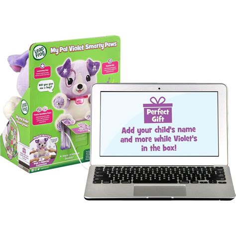 Leapfrog My Pal Violet Smarty Paws Plush Interactive Puppy Yogee Toys