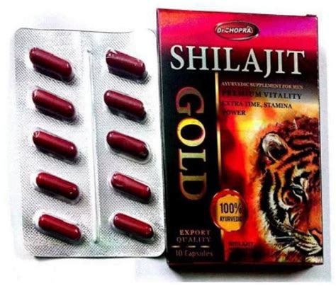 3x10 Dr Chopra 100 Ayurvedic Shilajit Gold Capsule For Men 30cap Alltocart