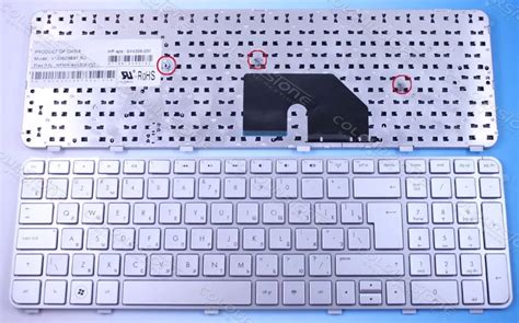 Brand New Laptop Keyboards For Hp Pavilion Dv With Silver Frame