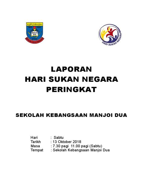 Laporan Hari Sukan Negara Pdf