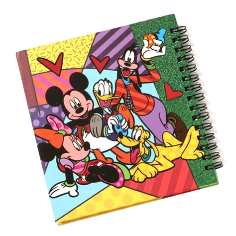 Disney Britto Notebook Fab Five Spiral Notebook