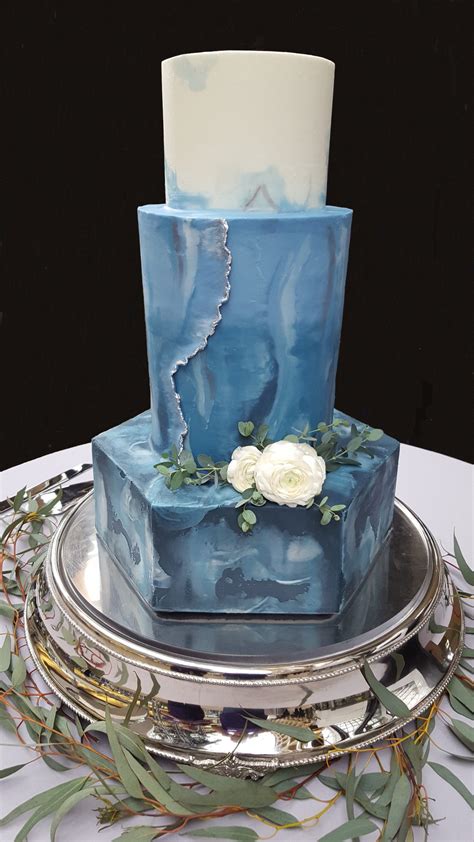 Marble Wedding Cakes De Fleur