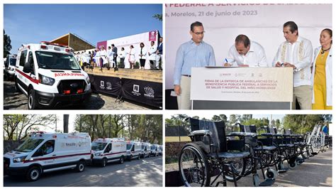 Entrega Cuauhtémoc Blanco 24 Ambulancias