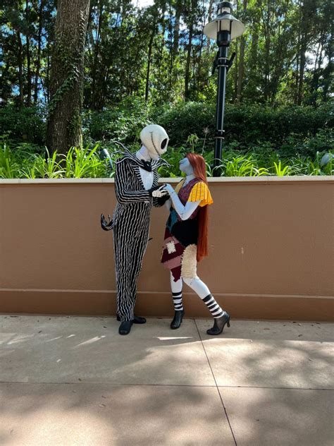 Jack Skellington and Sally Testing Meet & Greets for Mickey's Not-So ...