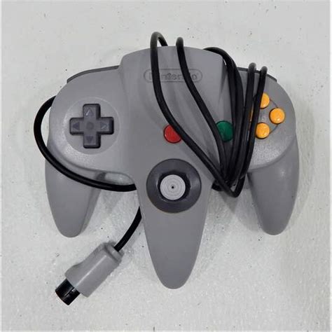 Buy The 4 Ct Nintendo 64 N64 Gray Controllers Goodwillfinds