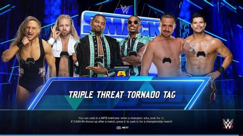 Wwe 2k24 2024 04 21 12 52 51 Legado Del Fantasma Vs The Street Profits Vs New Catch Republic