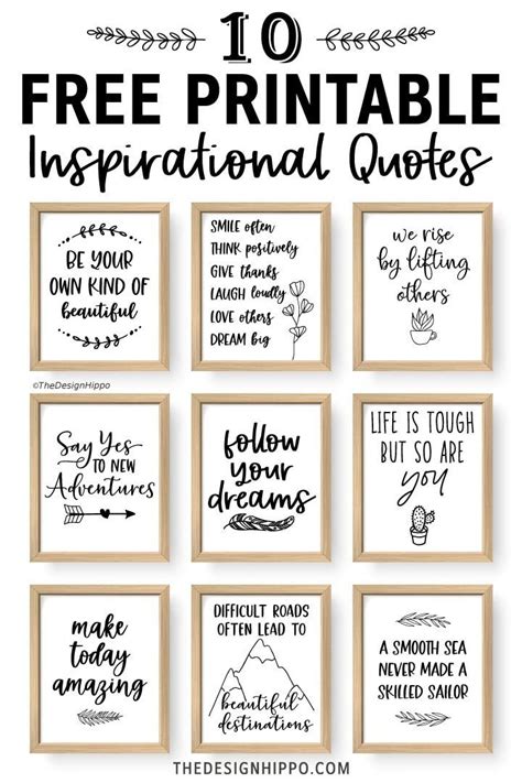 Positive Free Printable Quotes Pdf