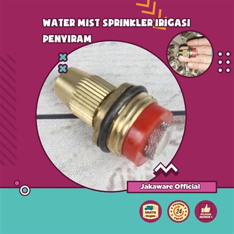 Jual WATER MIST SPRINKLER IRIGASI PENYIRAM NOZZLE BRASS 1 2 INCH 1PCS