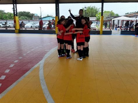 Equipe De Futsal Feminino Infantil Da Escola Vicente Garcia Campe Da