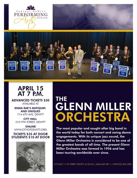 Glenn Miller Band Schedule 2024 Anni Malena