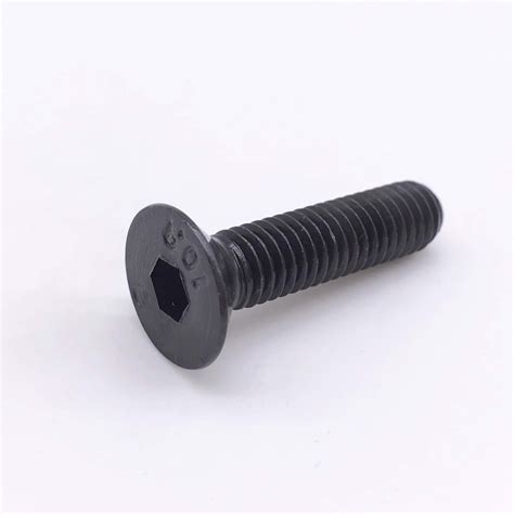 M3 Cap Screws Socket Flat Countersunk Head Hex Steel Bolt Black Grade