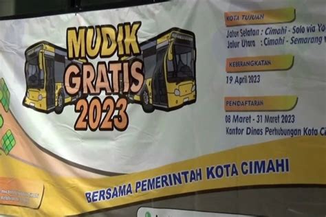 Pendaftaran Mudik Gratis Dishub Cimahi Diserbu Warga ANTARA News