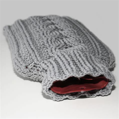 Ravelry Cabled Hot Water Bottle Cozy Pattern By Kim Miller