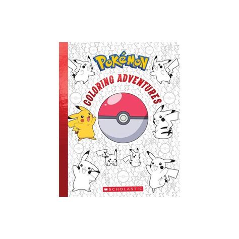 pokemon coloring adventures  scholastic paperback pokemon