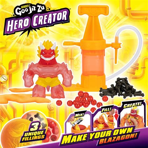 Heroes Of Goo Jit Zu Hero Creator Pack Blazagon Character Toys