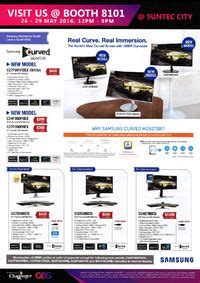 Samsung Monitors Page Brochures From Cee Show Singapore On