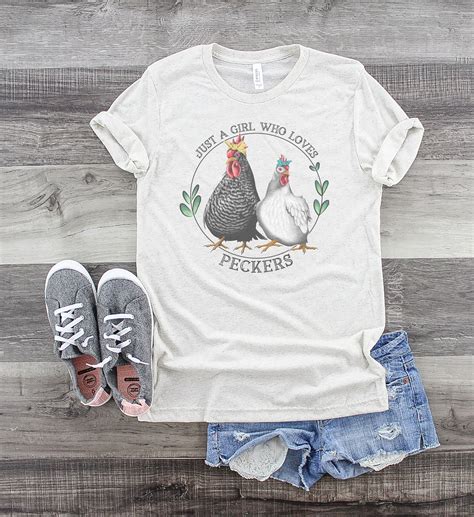 Funny Chicken Shirt Women Raising Chickens Chicken Lady Etsy