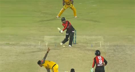 Psl Watch Rashid Khan Smashes The Ball For A Six With An