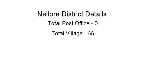 Nellore - Villages List