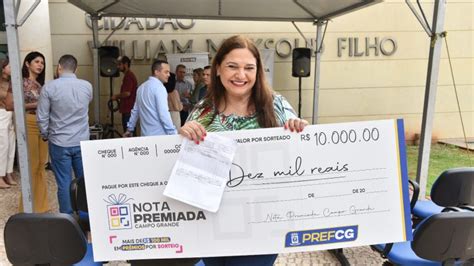 Prefeitura Entrega R Mil Em Pr Mios Da Nota Premiada De Campo